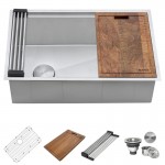 Ruvati Veniso 27 x 19 inch Undermount Stainless Steel Kitchen Sink