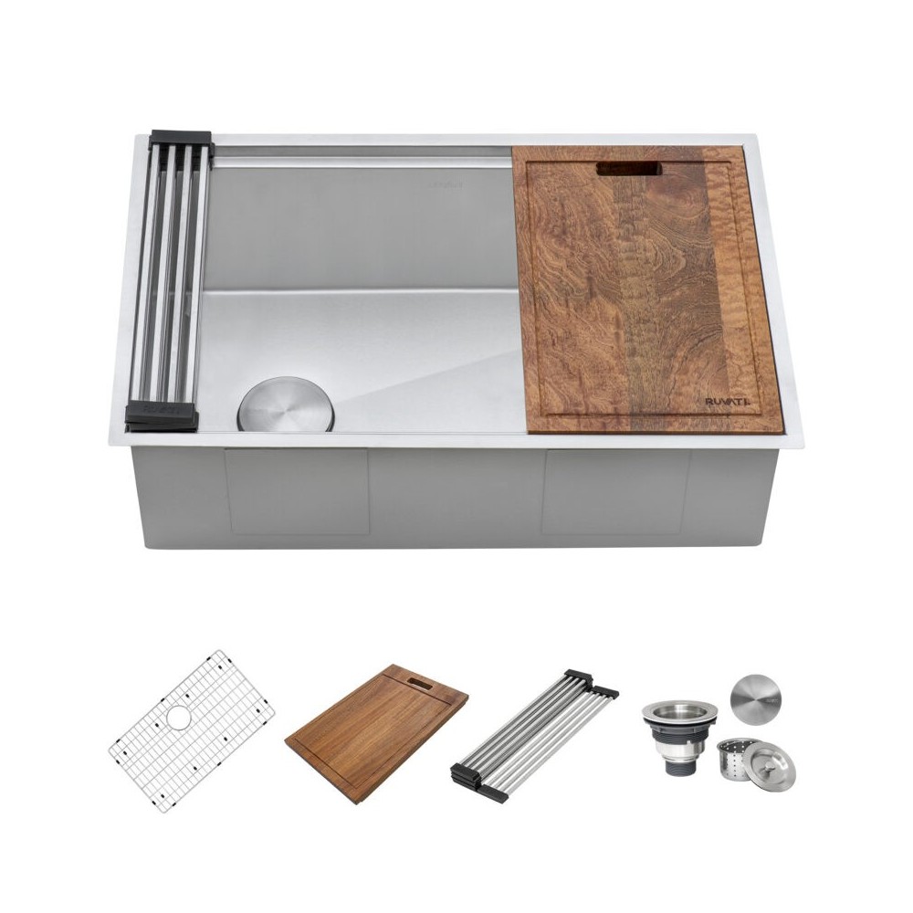 Ruvati Veniso 27 x 19 inch Undermount Stainless Steel Kitchen Sink