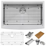 Ruvati Verona 27 x 22 inch Apron Front Stainless Steel Kitchen Sink