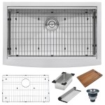 Ruvati Verona 27 x 22 inch Apron Front Stainless Steel Kitchen Sink