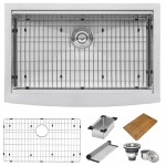 Ruvati Verona 30 x 22 inch Apron Front Stainless Steel Kitchen Sink