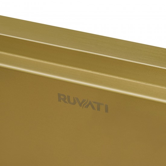 Ruvati Monaco 30 x 22 inch Apron Front Stainless Steel Kitchen Sink