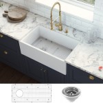 Ruvati Fiamma 30 x 18 inch Fireclay Kitchen Sink - White