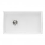 Ruvati Fiamma 30 x 18 inch Fireclay Kitchen Sink - White