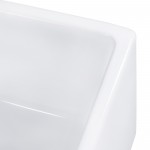 Ruvati Fiamma 30 x 18 inch Farmhouse Fireclay Kitchen Sink - White