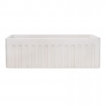 Ruvati Fiamma 33 x 20 inch Farmhouse Fireclay Kitchen Sink - Crackled White