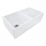 Ruvati Fiamma 33 x 18 inch Farmhouse Fireclay Kitchen Sink