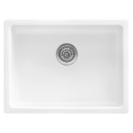 Ruvati Fiamma 24 x 18 inch Undermount Fireclay Kitchen Sink