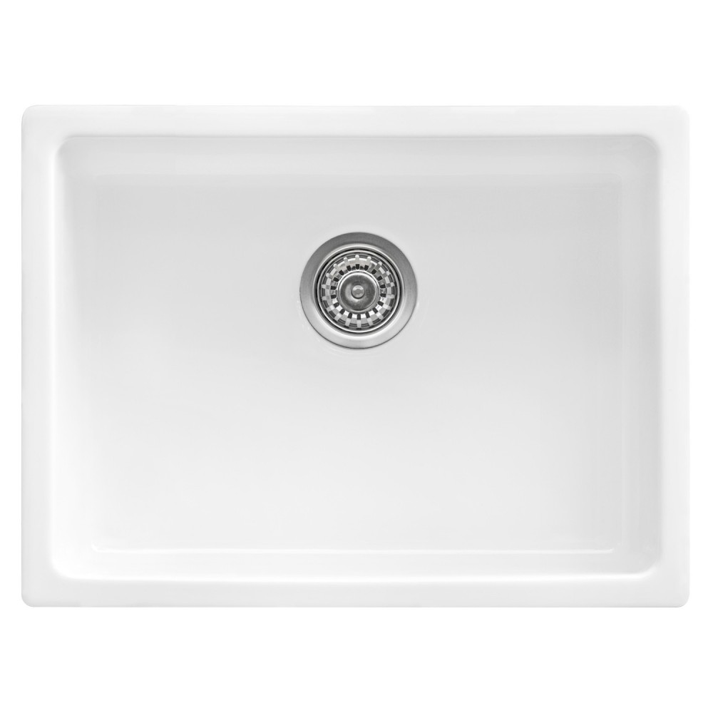 Ruvati Fiamma 24 x 18 inch Undermount Fireclay Kitchen Sink