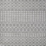 Totti Grid Gray/Cream 5x5 Geometric Rug