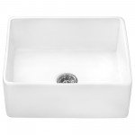 Ruvati Fiamma 23 x 18.25 inch Undermount Fireclay Kitchen Sink