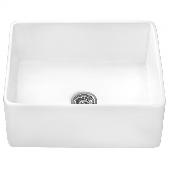 Ruvati Fiamma 23 x 18.25 inch Undermount Fireclay Kitchen Sink