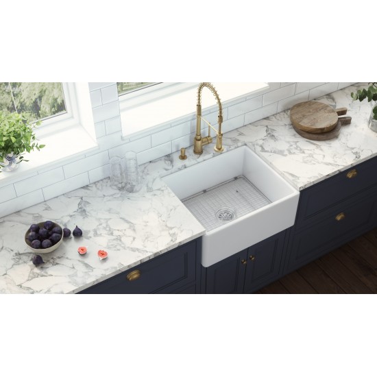 Ruvati Fiamma 23 x 18.25 inch Undermount Fireclay Kitchen Sink