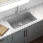 Ruvati Modena 33 x 22 inch Topmount Kitchen Sink - Stainless Steel