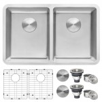 Ruvati Modena 28 x 18 inch Undermount Stainless Steel Kitchen Sink