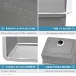 Ruvati Modena 28 x 18 inch Undermount Stainless Steel Kitchen Sink