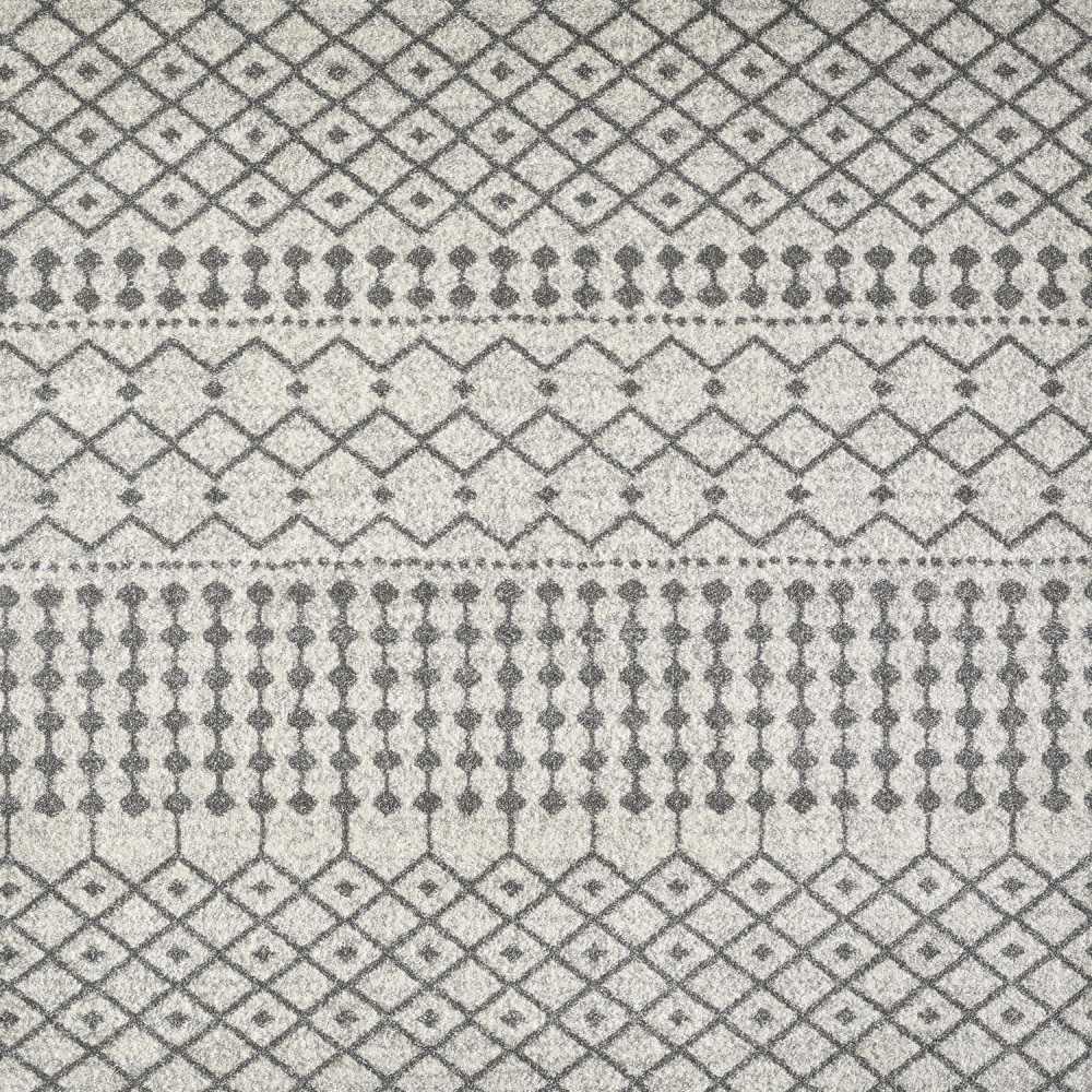Totti Grid Cream/Gray 2x8 Geometric Rug Totti Grid Cream/Gray 2x8 Geometric Rug