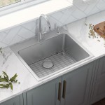 Ruvati Modena 23 x 20 inch Topmount Stainless Steel Kitchen Sink