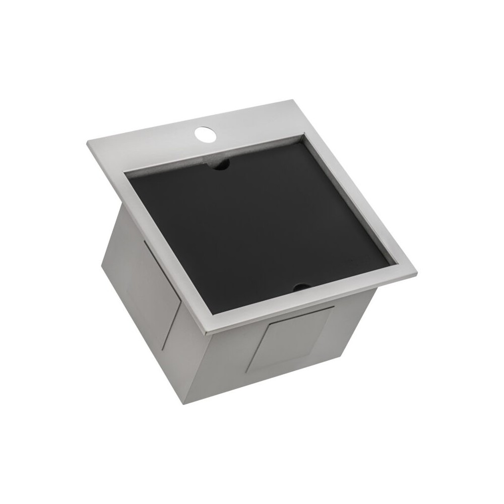 Ruvati Merino 15 x 15 inch Topmount Marine Sink - Stainless Steel