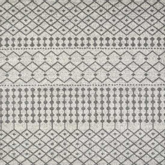 Totti Grid Cream/Gray 5x7 Geometric Rug