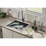 Ruvati Merino 15 x 15 inch Topmount Marine Sink - Stainless Steel