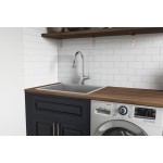 Ruvati Forma 22 x 22 inch Topmount Laundry Sink - Stainless Steel