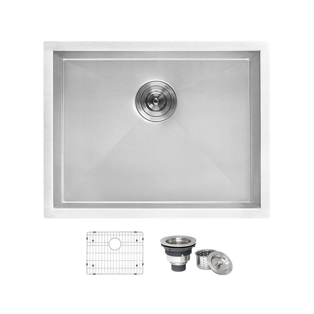 Ruvati Forma 21 x 18 inch Undermount Laundry Sink - Stainless Steel