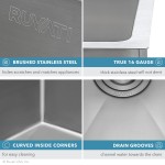 Ruvati Forma Pro 23 x 18 inch Undermount Laundry Sink - Stainless Steel