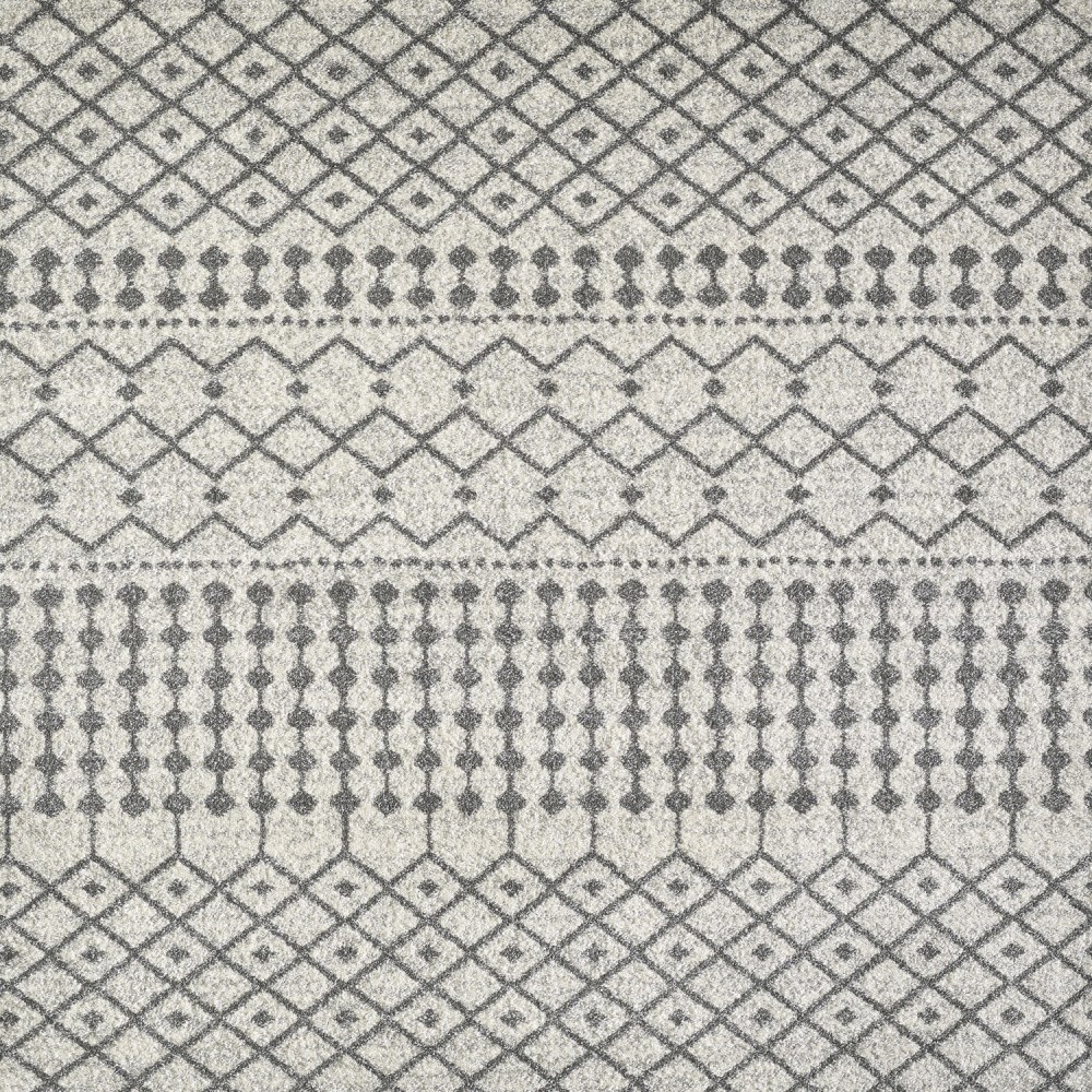 Totti Grid Cream/Gray 8x10 Geometric Rug