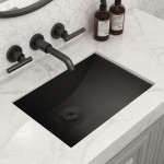 Ruvati Ariaso 18 x 13 inch Undermount Bathroom Sink - Gunmetal Matte Black