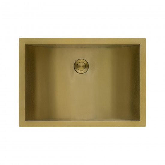 Ruvati Ariaso 20 x 14 inch Undermount Bathroom Sink - Brushed Gold Brass Tone