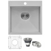 Ruvati Tirana 18 x 18 inch Topmount Bar Sink