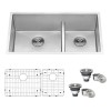 Ruvati Urbana 36 x 19 inch Undermount Stainless Steel Kitchen Sink