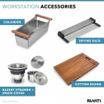 Ruvati Roma 28 x 19 inch Undermount Stainless Steel Kitchen Sink