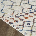 Totti Grid Cream/Multicolor 2x8 Geometric Rug