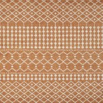 Totti Grid Orange/Cream 3x5 Geometric Rug