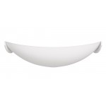 White Matte 71" Solid Surface Resin Suspended Wall Mounted Hammock Bathtub