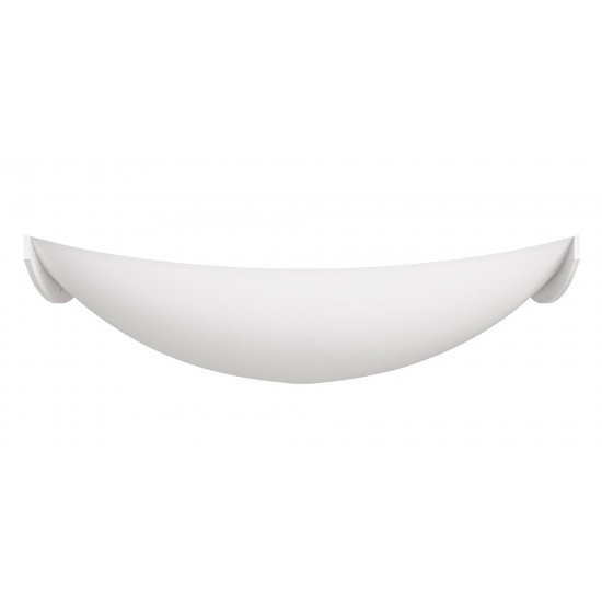 White Matte 71" Solid Surface Resin Suspended Wall Mounted Hammock Bathtub