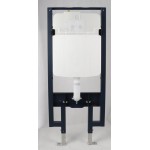 White Dual Flush Wall Mounted Toilet Tank Carrier for WD101, WD332, WD333