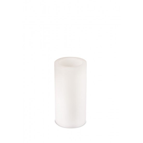 Led Wax Pillar Candle (Set Of 6 ) 3"Dx6"H Wax/Plastic - 2 C Batteries Not Incld.