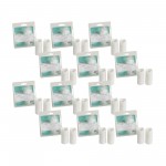 Led Mini Pillar Candle W/Timer (Set Of 12) 1.4"Dx3"H Wax/Plastic