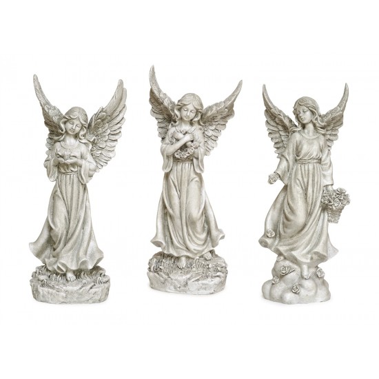 Angel (Set Of 3) 13"H Polyresin