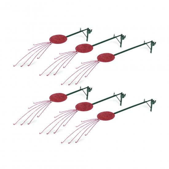 Tree Display Arm - Adjustable (Set Of 6) 13"-18",16"-23",20"-31" Metal