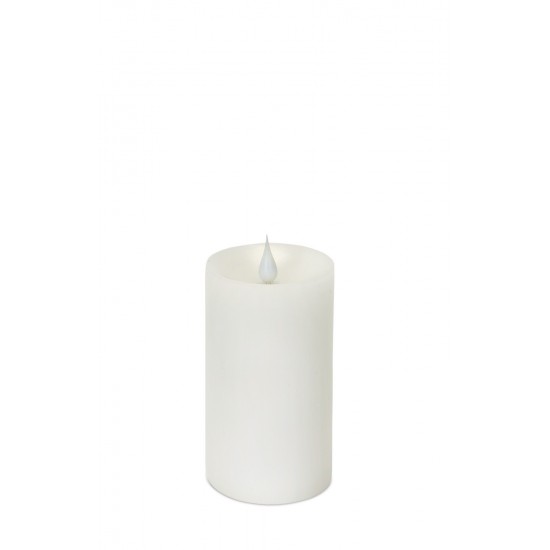 Simplux Led Pillar Candle W/Moving Flame (Set Of 2) 3"D x 5"H