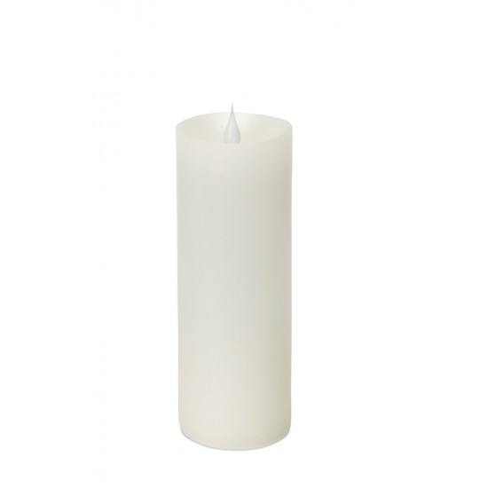 Simplux Led Pillar Candle W/Moving Flame (Set Of 2) 3"D x 7"H