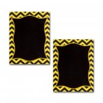 Chevron Chalkboard (Set Of 2) 15.5"Wx20"H Mdf