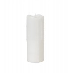 Simplux Led Dripping Candle W/Moving Flame (Set Of 2) 3"D x 9"H, White