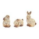 Rabbit (Set Of 6) 9"H Terracota