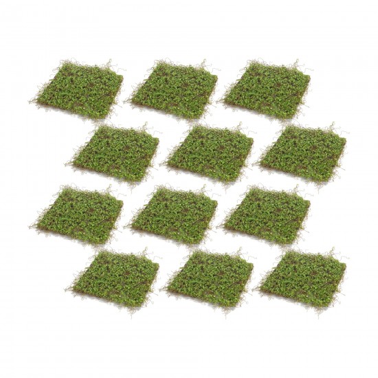 Moss Mat (Setof 12) 12"Sq Polyester/Plastic