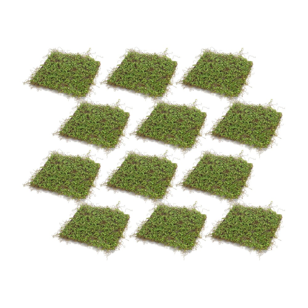 Moss Mat (Setof 12) 12"Sq Polyester/Plastic Moss Mat (Setof 12) 12"Sq Polyester/Plastic